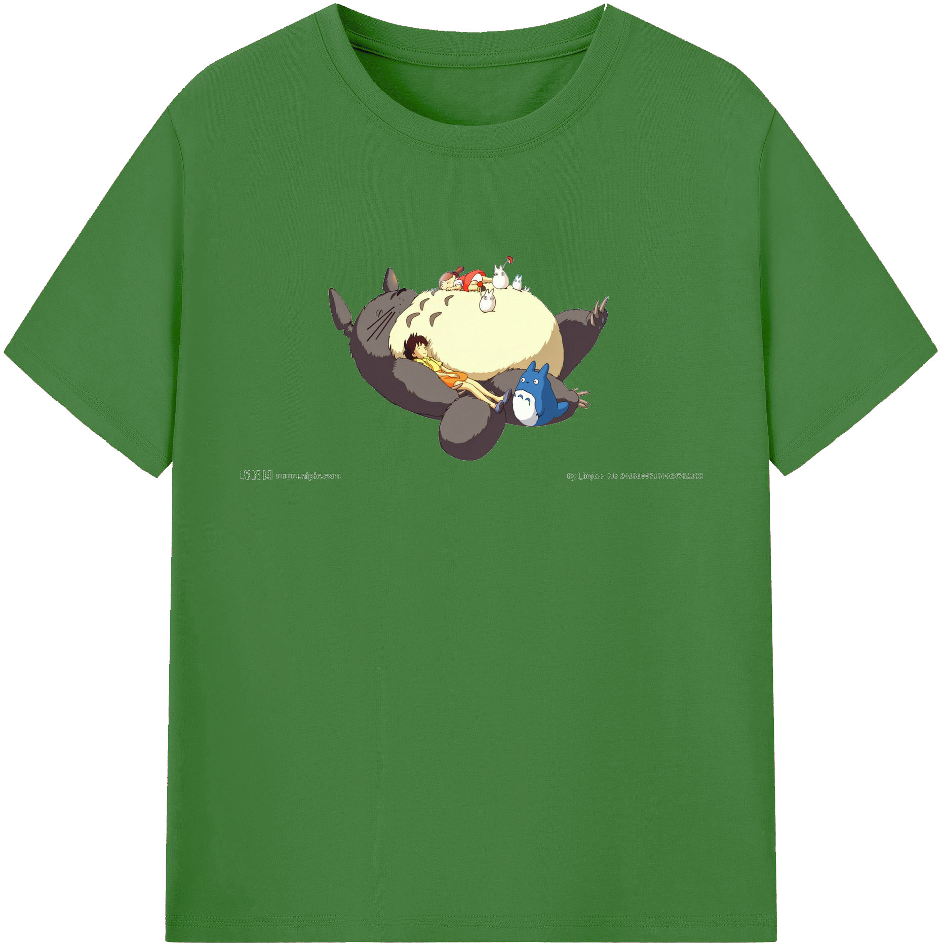 （画像用） となりのトトロ 草壁メイ 草壁サツキ My Neighbor Totoro Satsuki Kusakabe Mei Kusakabe レディースカジュアルプリントTシャツ（綿100％）